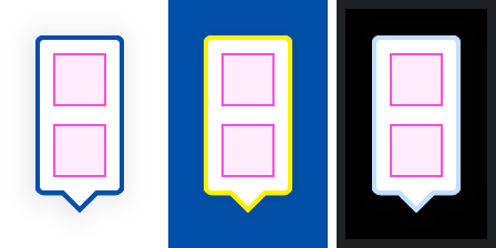 Selected Point of Interest with Two Content Slots Sample